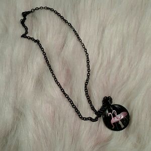 Art Nouveau Flamingo Necklace